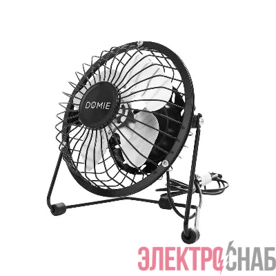 Вентилятор настольный (DX-4) USB черн. DOMIE 60-0225