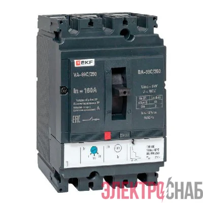 Выключатель автоматический 3п 250/160А 45кА ВА-99C Compact NS PROxima EKF mccb99C-250-160