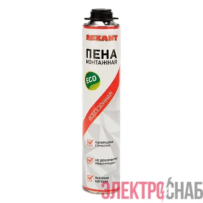 Пена монтажная всесезонная для пистолета 40л eco Rexant 89-0903