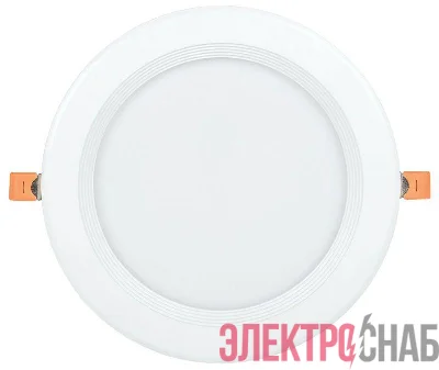 Светильник светодиодный ДВО 1804 PRO 40Вт 4000К IP40 даунлайт встраив. круг бел. IEK LDVO0-1804-40-4000-K01