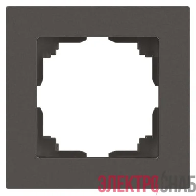 Рамка 1-м СП Accent 6-501-09 титан Intro Б0063769