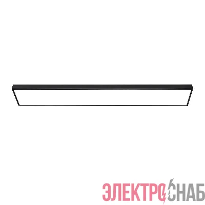 Светильник светодиодный PSO-01 45Вт 4000К IP40 1200х180мм BLACK ДПО/ДСО для реечных потолков IP40 (универсальный монтаж: накладной/подвесной) Pro JazzWay 5051959