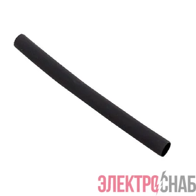 Набор трубок термоусадочных ТУТк клеевые 6/2 нг черн. по 100мм (уп.20шт) PROxima EKF tut-k-n-6