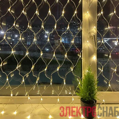Гирлянда светодиодная &amp;amp;amp;amp;amp;amp;amp;amp;amp;amp;amp;amp;amp;amp;amp;amp;amp;quot;Сеть&amp;amp;amp;amp;amp;amp;amp;amp;amp;amp;amp;amp;amp;amp;amp;amp;amp;quot; 1.2мх1.5м 144LED 24В IP44 тепл. свет( без трансформатора  Б0041911) ЭРА Б0041909