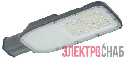 Светильник светодиодный ДКУ 1004-100Ш 5000К IP65 уличный консольный сер. IEK LDKU1-1004-100-5000-K03