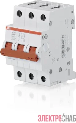 Рубильник 3п SD203/40 рычаг красн. ABB 2CDD283101R0040