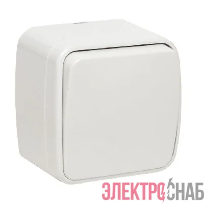 Выключатель 1-кл. ОП Минск 10А IP20 бел. Basic EKF EGV10-021-10