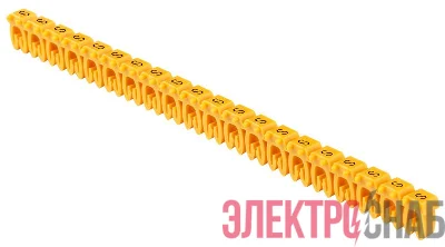 Маркер открытого типа KE 0.75-1.5кв.мм символ "S" (уп.200шт) IEK UMK-KE1-S