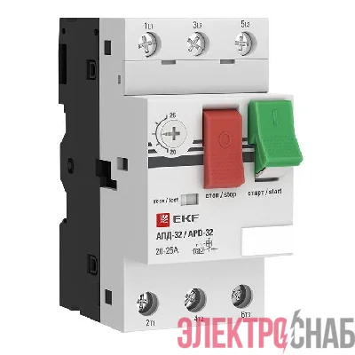 Выключатель автоматический для защиты двигателя АПД-32 20-25А EKF apd2-20-25