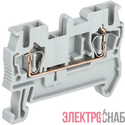 Клемма пружинная КПИ 2в-2.5 31А сер. IEK YZN11-002-K03