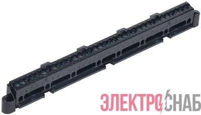 Суппорт для шин в корп. (ширина 12 мод.) TEKFOR IEK TF-KP00D-S-12