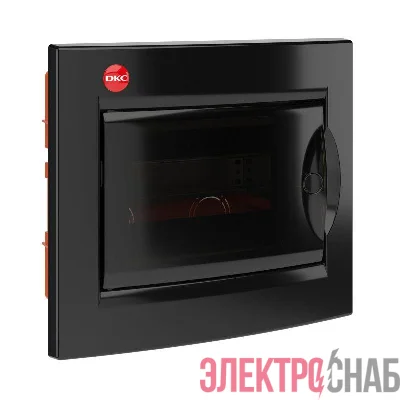 Щиток встраиваемый 8мод. IP41 черн. DKC 82508