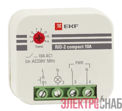 Реле импульсное RIO-2 compact 10А PROxima EKF rio-2k-10