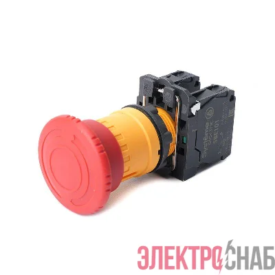 Кнопка аварийного останова SB5 в сборе 22мм 40мм 1НО+1НЗ повернуть для возврата пластик SE SB5AS8445