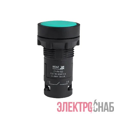 Кнопка с фиксацией OptiSignal Compact D22 С7-PH-310 зел. 1НО XB7NH31 КЭАЗ 362062