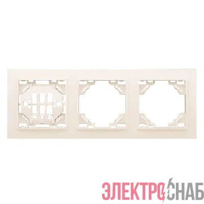 Рамка 3-м Минск горизонтальная беж. EKF ERM-G-303-20