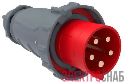 Вилка эл. каб. 63А 3P+PE+N 6ч/200/346-240/415В IP67 MAGNUM ССИ-035 IEK PSN02-063-5