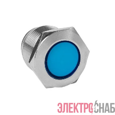 Лампа сигнальная S-Pro67 19мм син. 24В EKF s-pro67-342