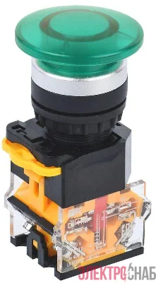 Кнопка "Грибок" D8-11M d22мм 1НО+1НЗ зел. KARAT IEK BBG30-11M-3-22-K06