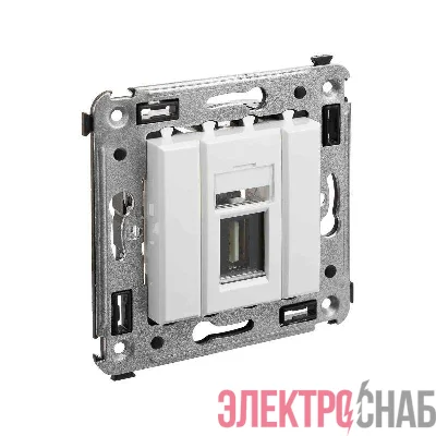 Розетка USB 2.0 1-м СП Avanti "Белое облако" тип А-А DKC 4400403