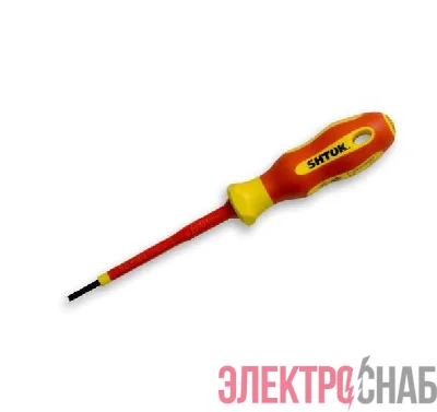 Отвертка диэлектрическая 2.5х75х0.4мм SHTOK 09310