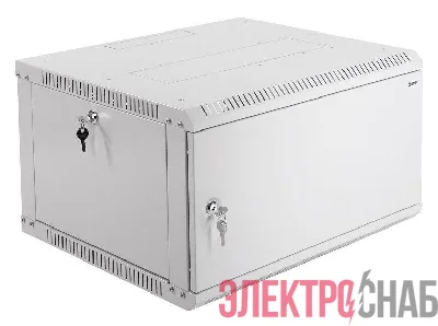 Шкаф коммутационный ШРН-Э-6.350.1 6U 600х350мм передн. двери стал.лист несъемн.бок.пан. сер. ЦМО 892815