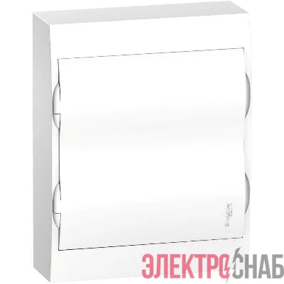Бокс навесной ОП City9 Box 2 ряда 24мод IP40 IK07 63А 2 клеммы с бел. дверцей SE EZ9E212P2SRU