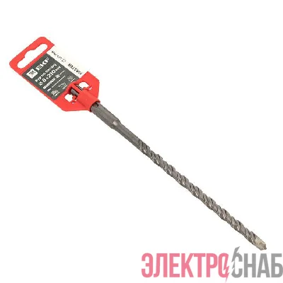 Бур по бетону SDS-plus 8х210мм 2 резца 4S спираль Master EKF db-8-210-2x4