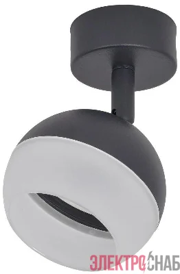 Светильник 4011 GX53 настенно-потолочный черн. IEK LT-USB0-4011-GX53-1-K02