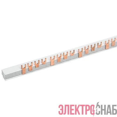 Шина соединительная типа FORK вилка 4Р 63А 1м Rexant 11-2236