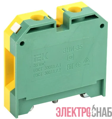 Зажим наборный ЗНИ-35PEN 35кв.мм (JXB-земля) IEK YZN20-035-K52