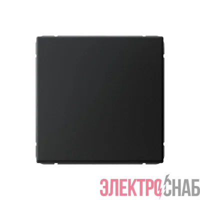 Выключатель кнопочный 1-кл. ArtGallery быстрозажим. клем. механизм карбон SE GAL001015S