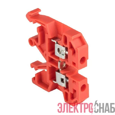 Колодка клеммная JXB-2.5/35 (25а) крас. EKF plc-jxb-2.5/35r