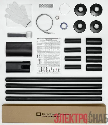 Муфта кабельная концевая наружн. установки 1кВ КНТп 4х(16-25мм) без наконечн. Нева-Транс Комплект 22020071