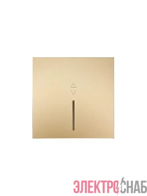 Выключатель проходной 1-кл. с индик. СП ZIMA IP20 10А безвинт. зажим зол. LEZARD 704-3688-114QC