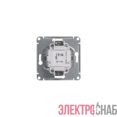 Механизм кнопки нажимной 1-кл. СП Glossa 10А IP20 (сх. 1) 10AX бел. SchE GSL000115