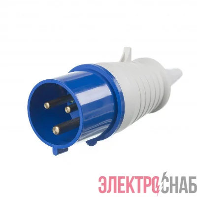 Вилка переносная 023 32А 2P+PE 220В IP44 ВП-102 DEKraft 26004DEK
