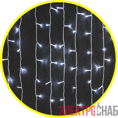 Гирлянда светодиодная "Занавес" 93 671 NGF-С03-03 3х3м 500LED CW IP20 TR Navigator 93671
