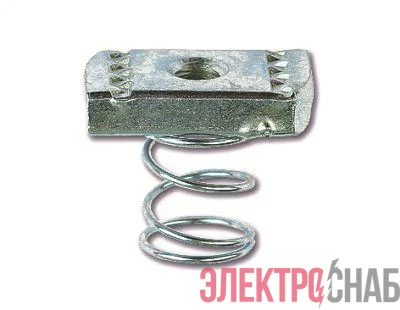 Гайка М6 фасон. (с пружиной) (уп.50шт) DKC CM150600