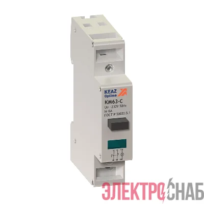 Кнопка управления мод. OptiDin KM63 CF 11 УХЛ3 КЭАЗ 138908