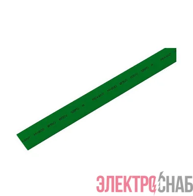 Трубка термоусадочная 15.0/7.5 1м зел. REXANT 21-5003