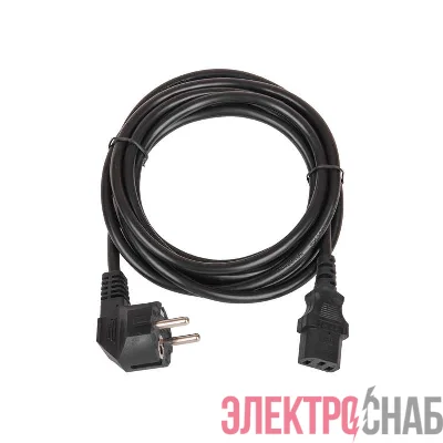 Кабель питания евровилка с заземлением 10А 1.8м TLK TLK-PCC10-018