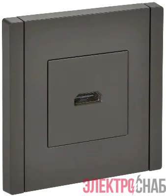 Розетка HDMI FORTE&PIANO FP340 сер. IEK FP-H10-K03