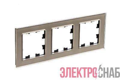 Рамка 3-м AtlasDesign Nature стекло шампань SE ATN320503