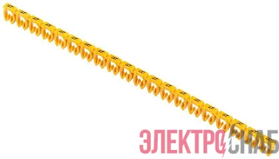 Маркер открытого типа KE 4-6кв.мм символ "N" (уп.200шт) IEK UMK-KE3-N