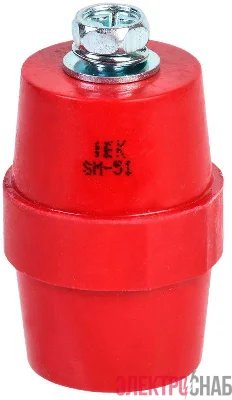 Изолятор SM51 (М8) силовой с болтом IEK YIS11-51-15-B