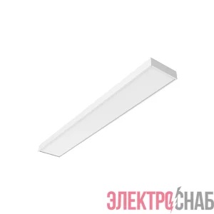 Светильник светодиодный BASIC 1195х180х50 35Вт 4000К офисный встраив. накладной с опаловым рассеив. VARTON B1-A0-00270-01G02-2003540