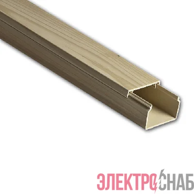 Кабель-канал 40х25 L2000 пластик сосна (светл. основа) Рувинил РКК-40х25-27М
