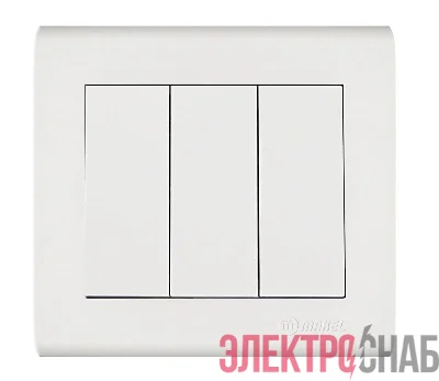Выключатель 3-кл. Manolya 1вх. 3вых. бел. Makel 41001091