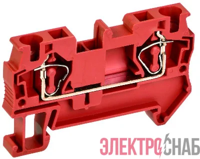 Клемма пружинная КПИ 2в-4 41А красн. IEK YZN11-004-K04